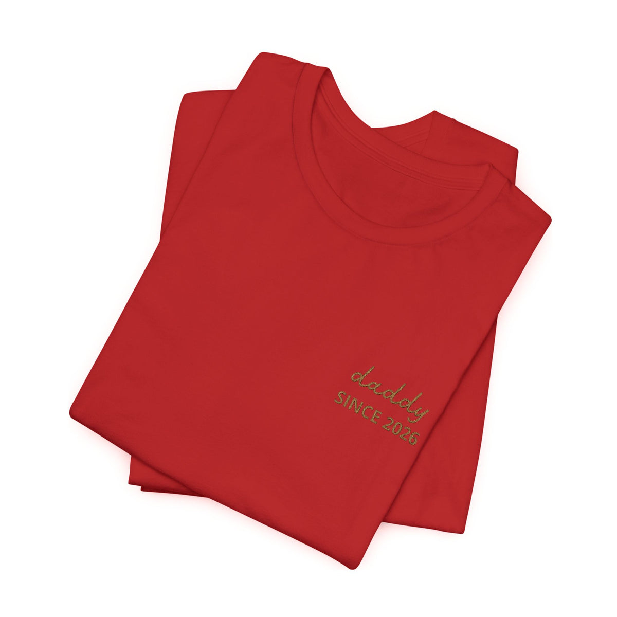 Personalized Dad Since T-Shirt Embroidered with Names