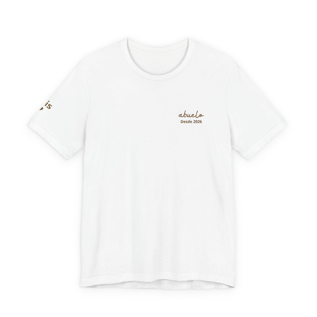 Camiseta Bordada Abuelo Desde Personalizada