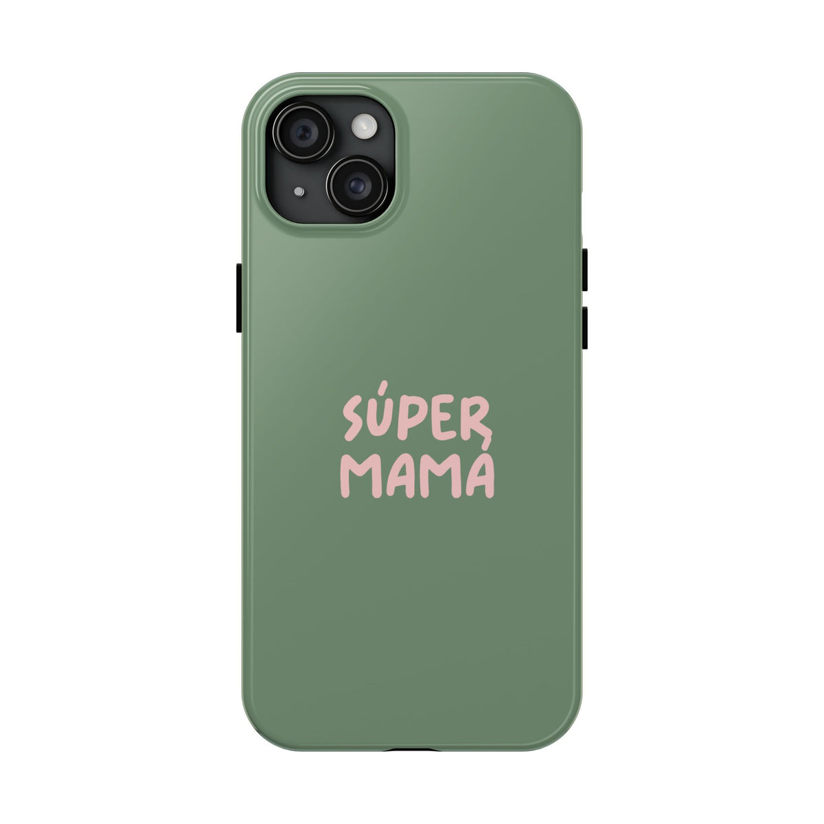 Funda para Teléfono Verde con Texto Personalizado