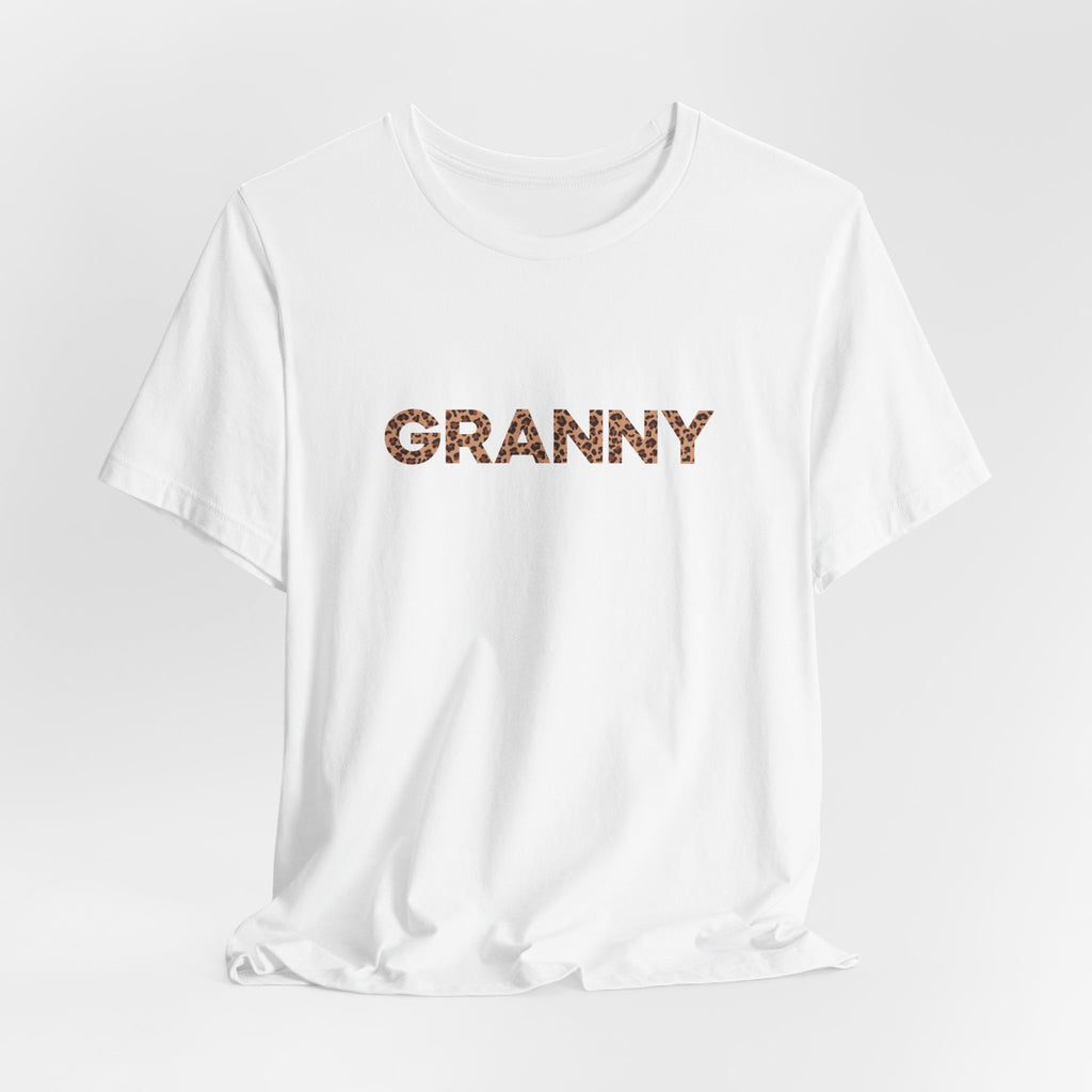 Personalized Leopard Granny T-Shirt
