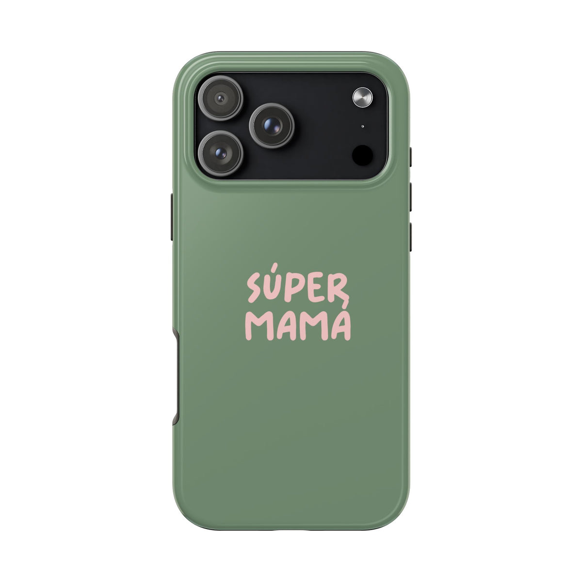 Funda para Teléfono Verde con Texto Personalizado