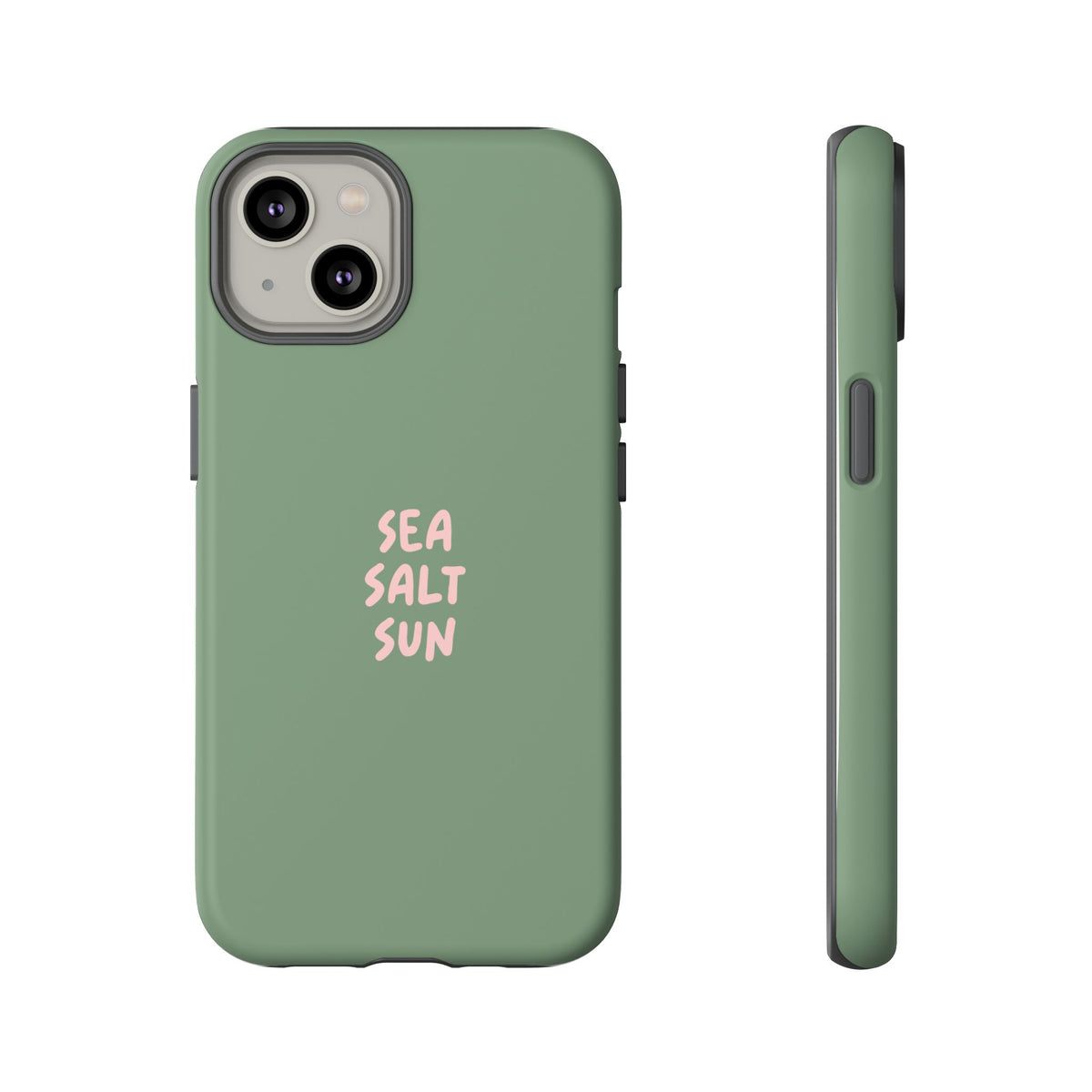 Phone Case Green color with custom text