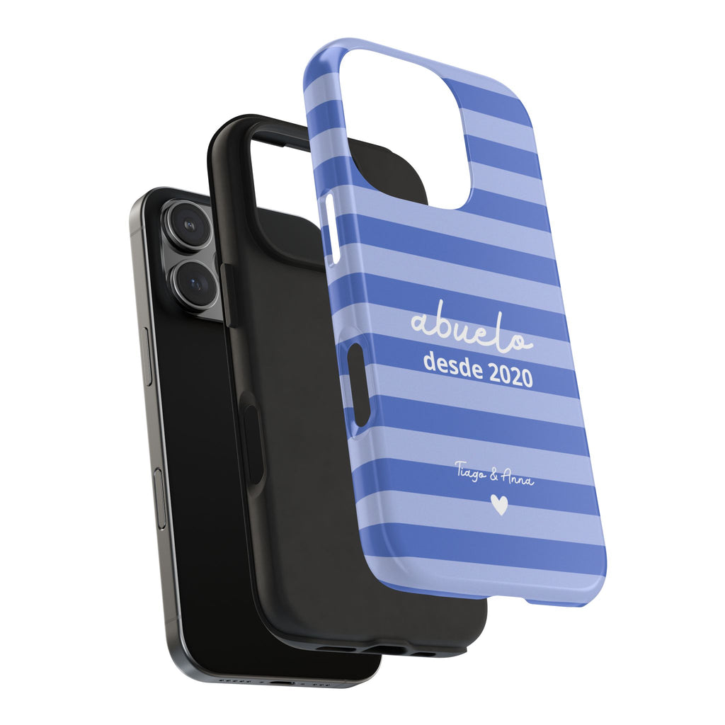 Funda Papá o Abuelo Personalizada con Fecha y Nombres