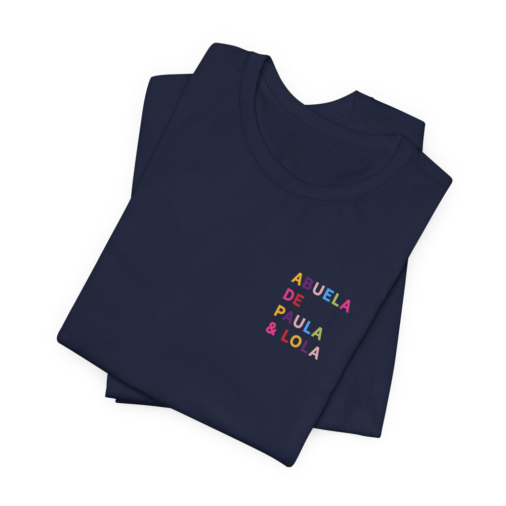 Camiseta Multicolor Abuela Personalizada