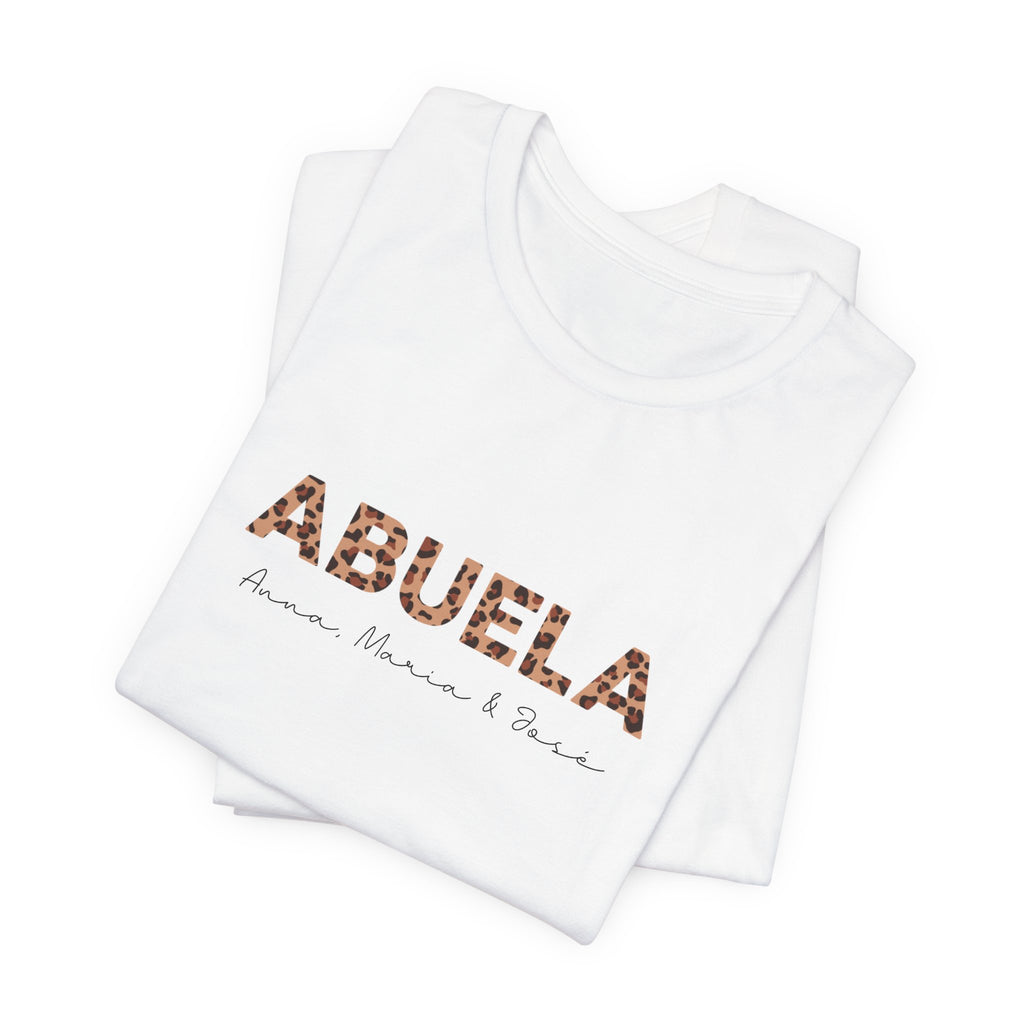 Camiseta Leopard Abuela Personalizada