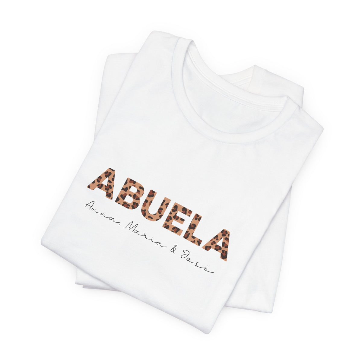 Camiseta Leopard Abuela Personalizada