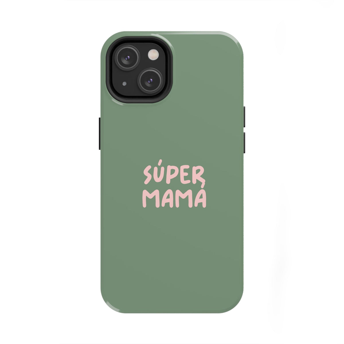 Funda para Teléfono Verde con Texto Personalizado