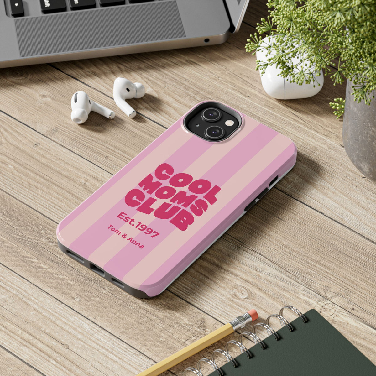 Phone Case Cool Moms Club & Names of children