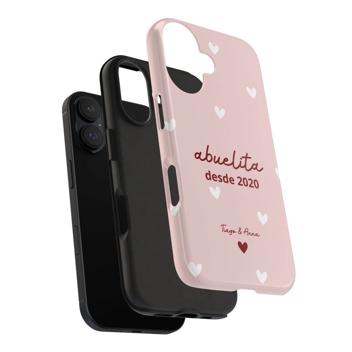 Funda Mamá o Abuelita Personalizada con Fecha y Nombres