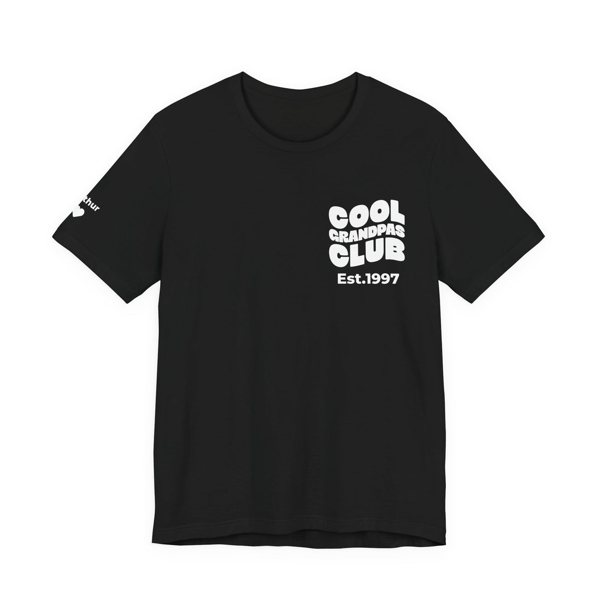 T-Shirt Cool Grandpas Club & Sleeve Names
