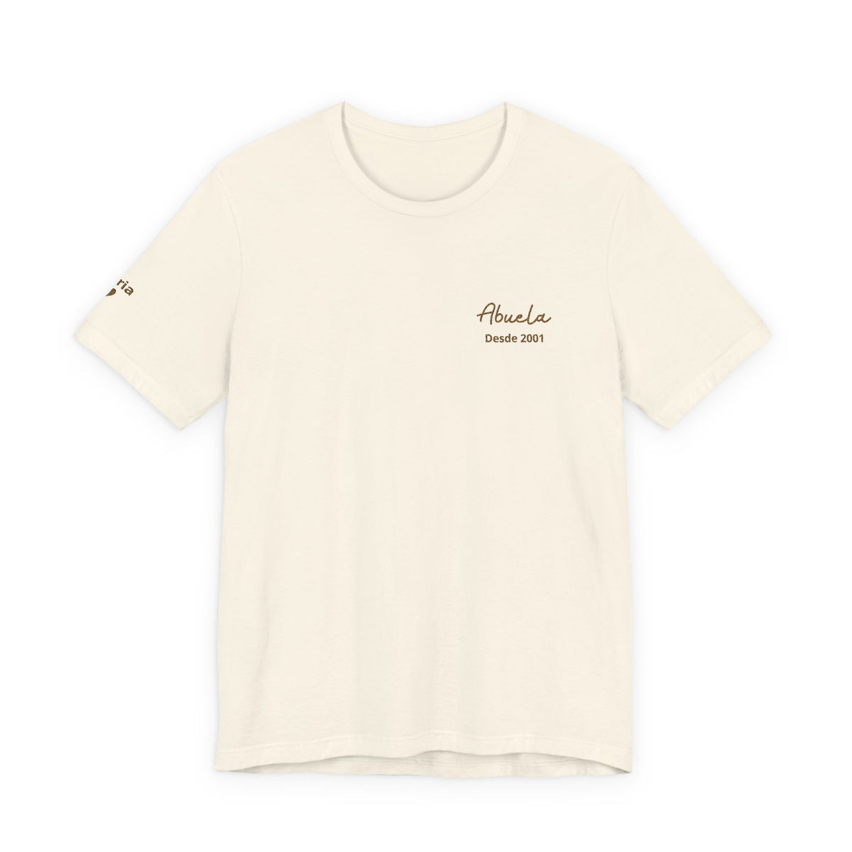 Camiseta Bordada Abuela Desde Personalizada