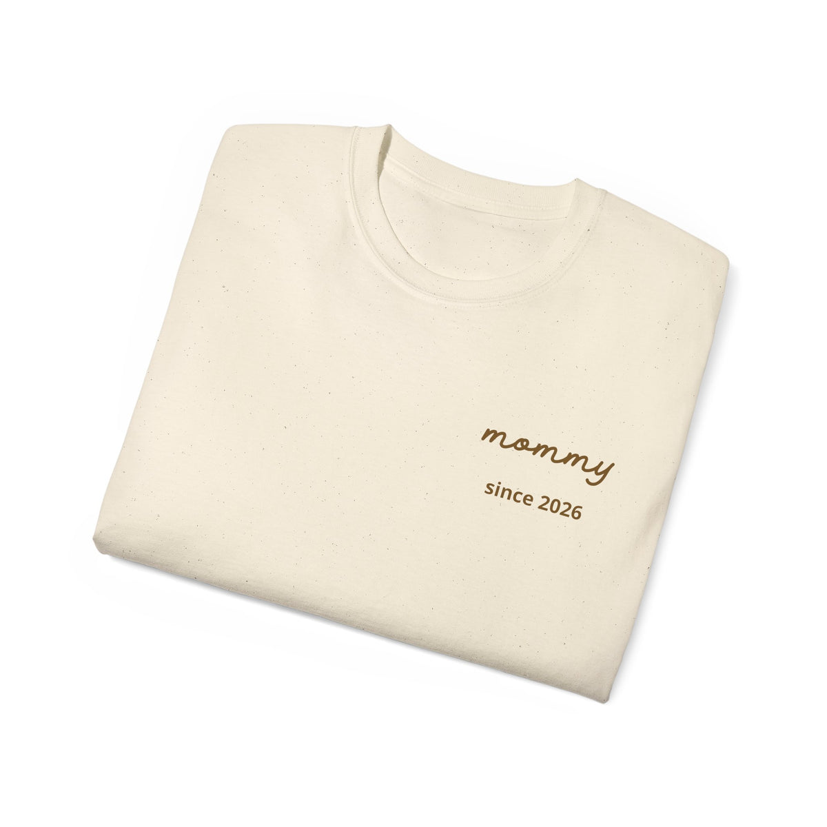 T-shirt Mom since date on heart and first names on sleeve