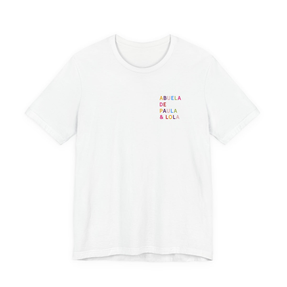 Camiseta Multicolor Abuela Personalizada