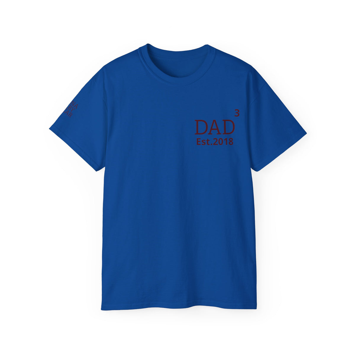 T-Shirt Dad exposant and names of childrens