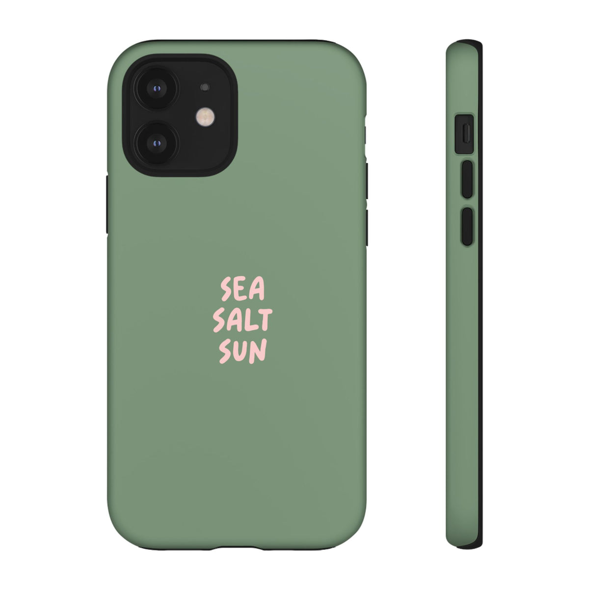Phone Case Green color with custom text
