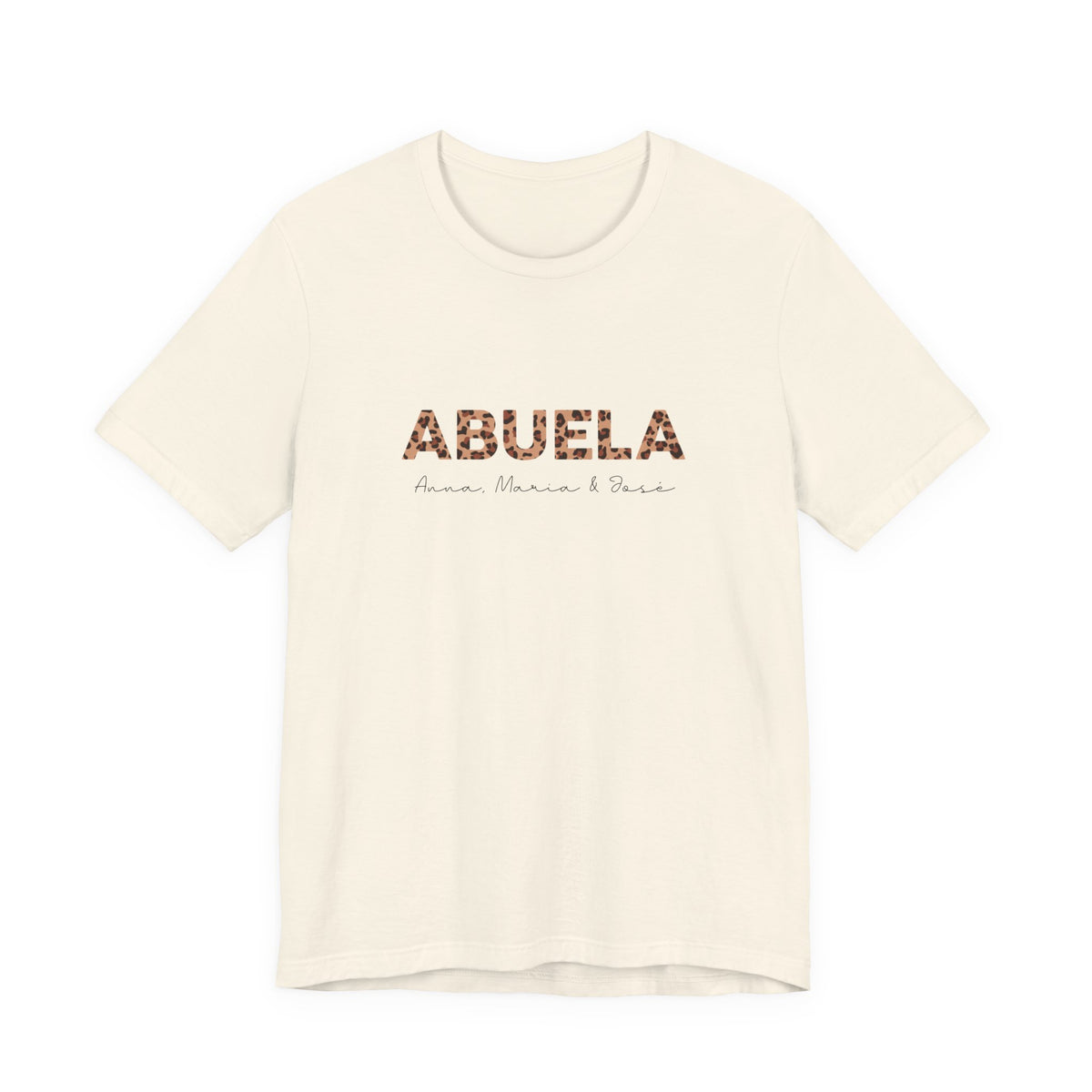 Camiseta Leopard Abuela Personalizada