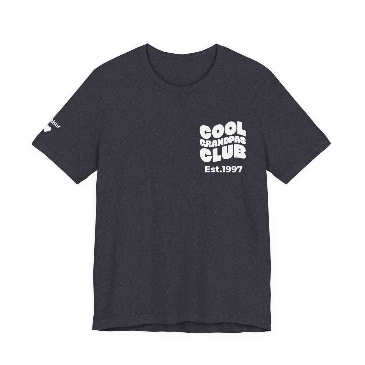 T-Shirt Cool Grandpas Club & Sleeve Names