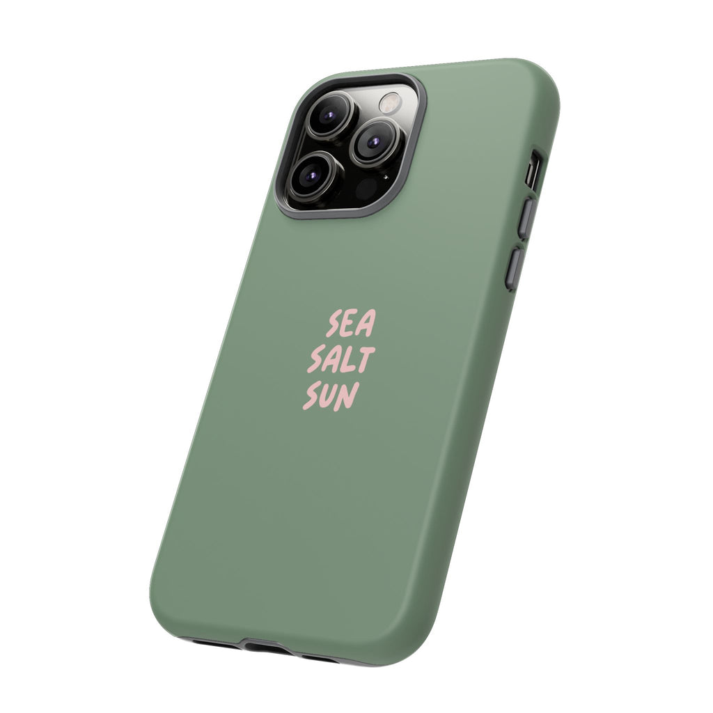 Phone Case Green color with custom text