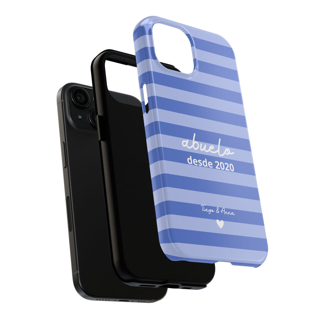 Funda Papá o Abuelo Personalizada con Fecha y Nombres