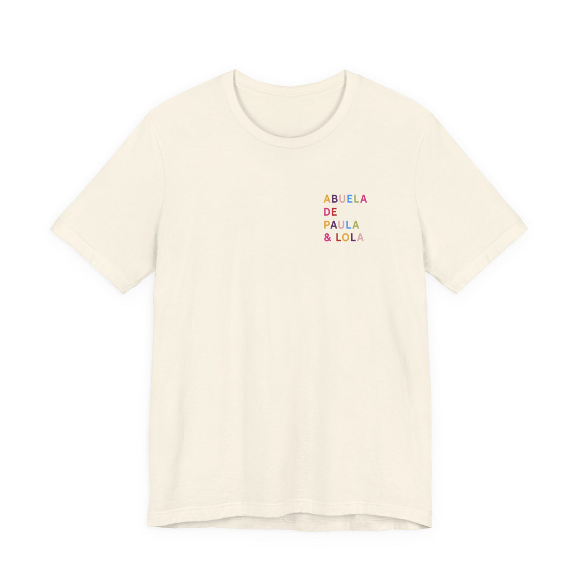 Camiseta Multicolor Abuela Personalizada