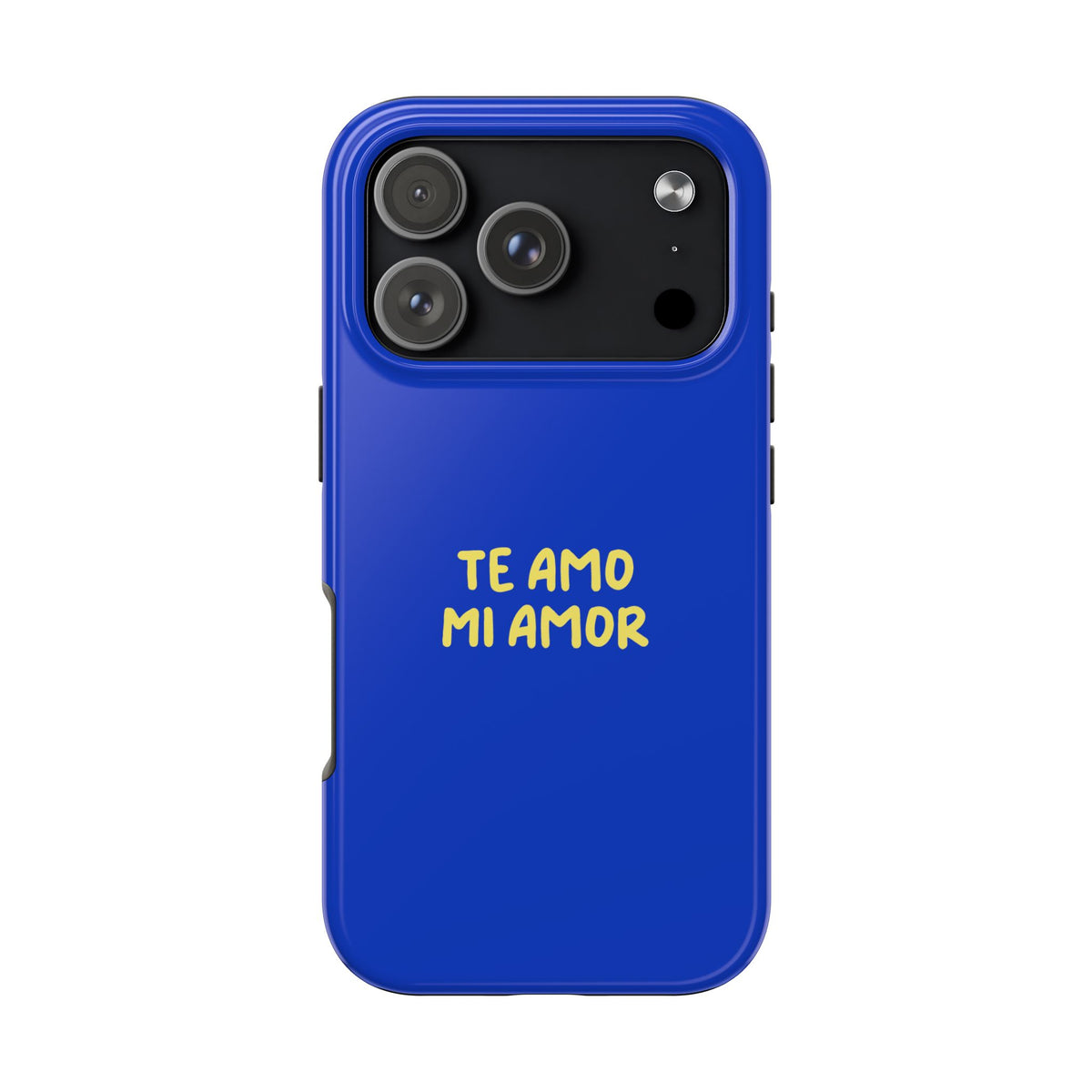 Funda para Teléfono Azul con Texto Personalizado