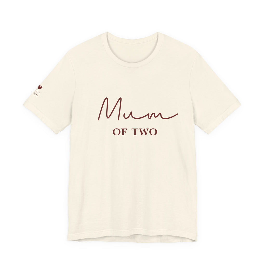 T-Shirt Mum of and personalized first names
