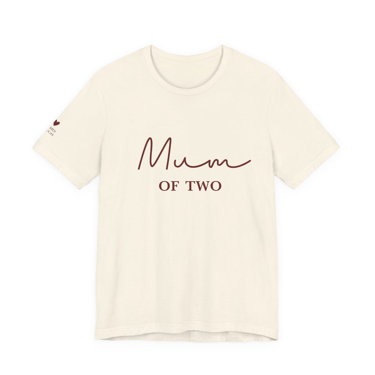 T-Shirt Mum of and personalized first names