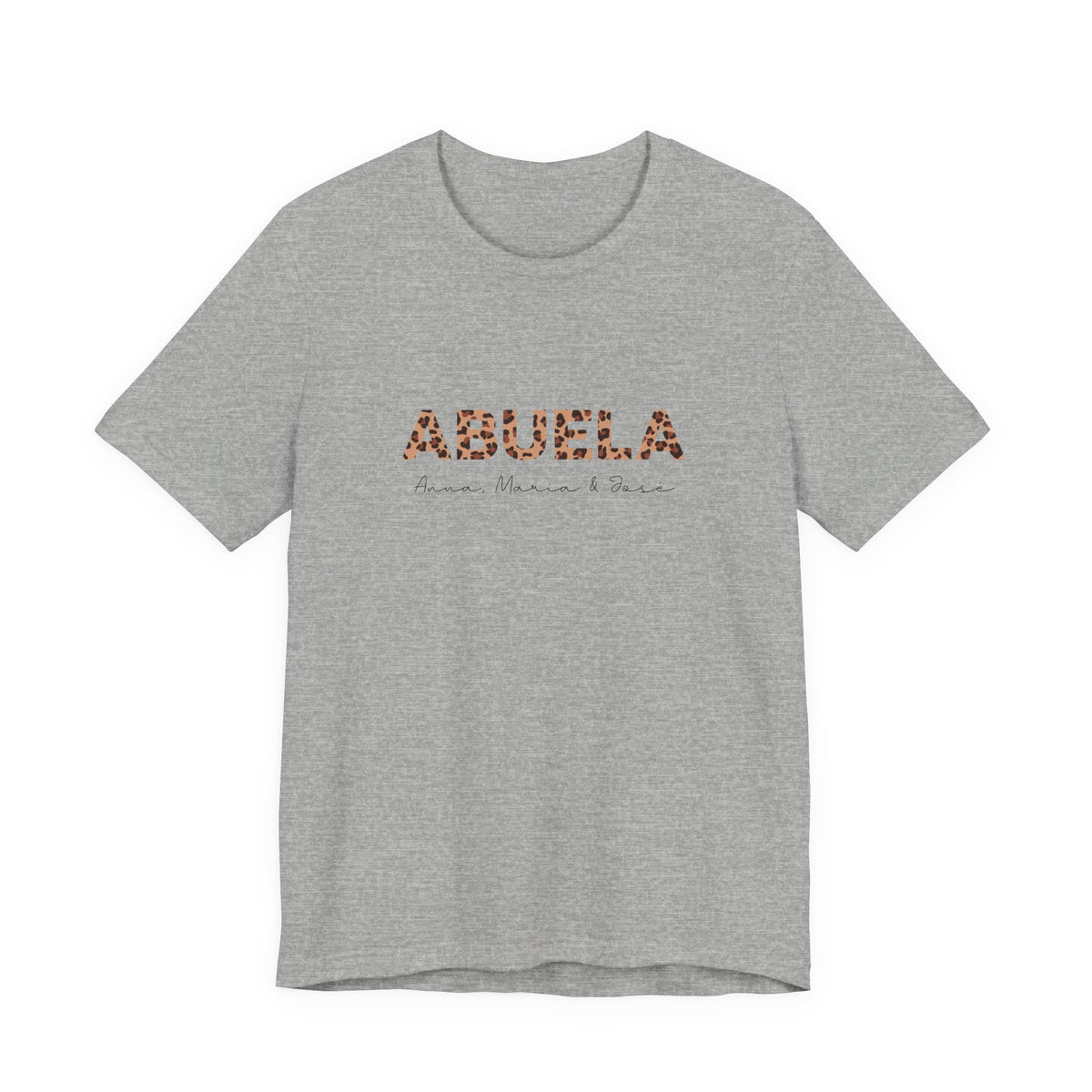 Camiseta Leopard Abuela Personalizada