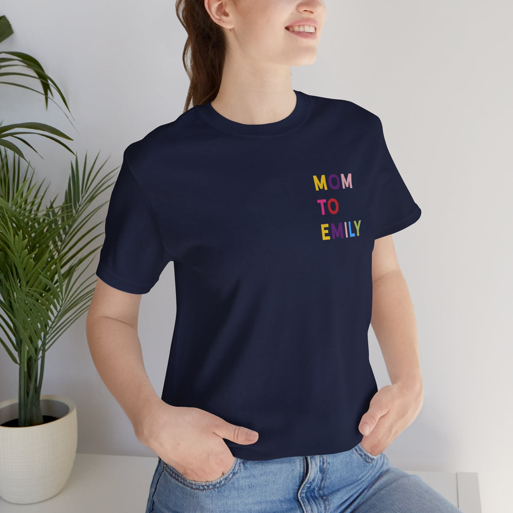 T-Shirt Multicolored name mummy