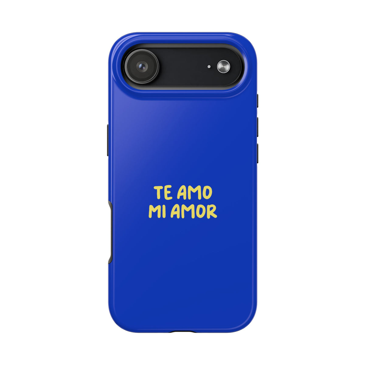 Funda para Teléfono Azul con Texto Personalizado