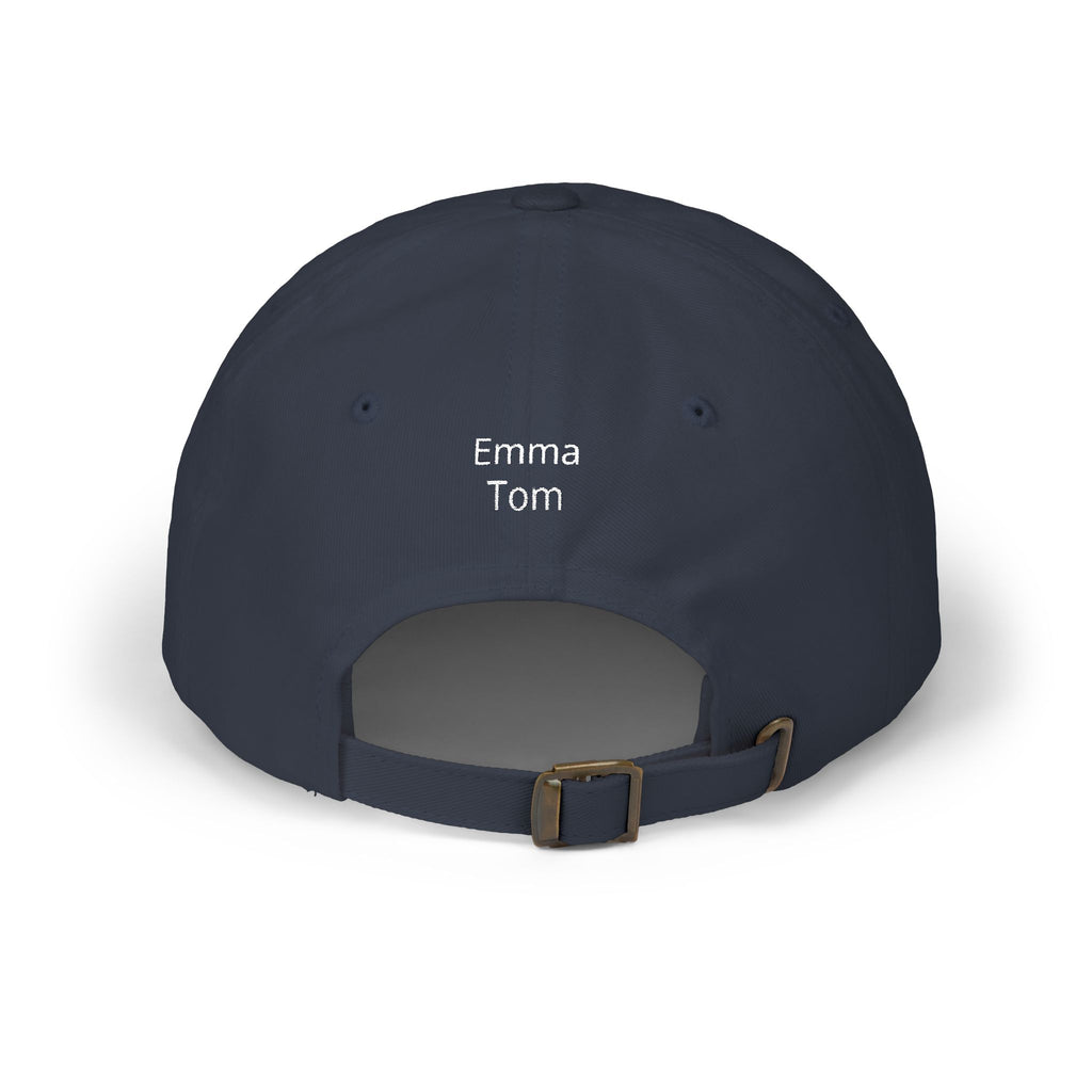 Cap Dad embroidered curved and children's names