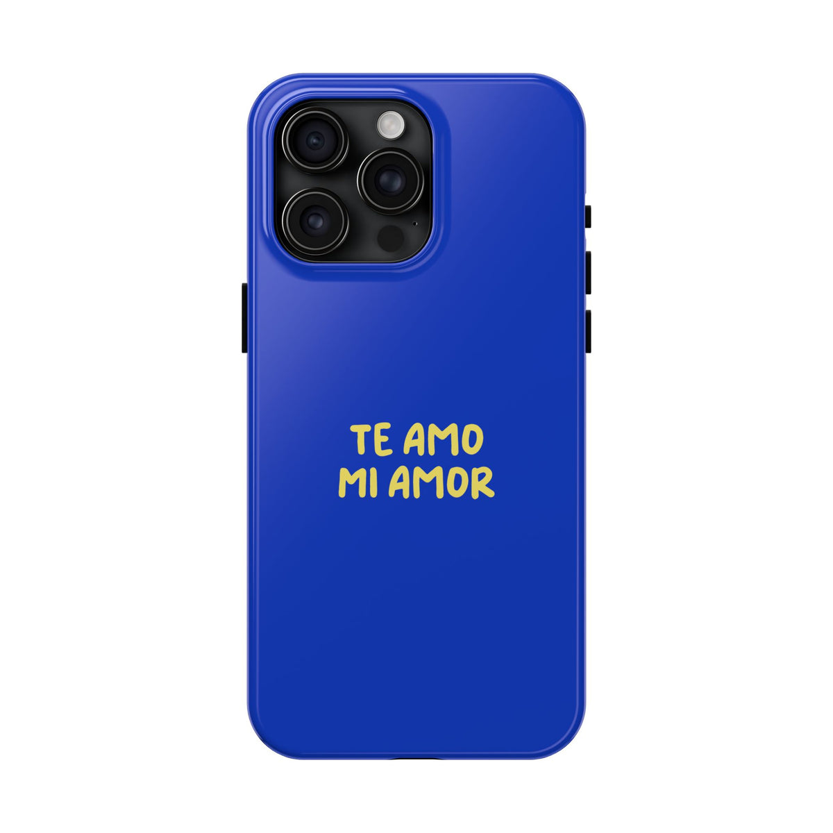 Funda para Teléfono Azul con Texto Personalizado