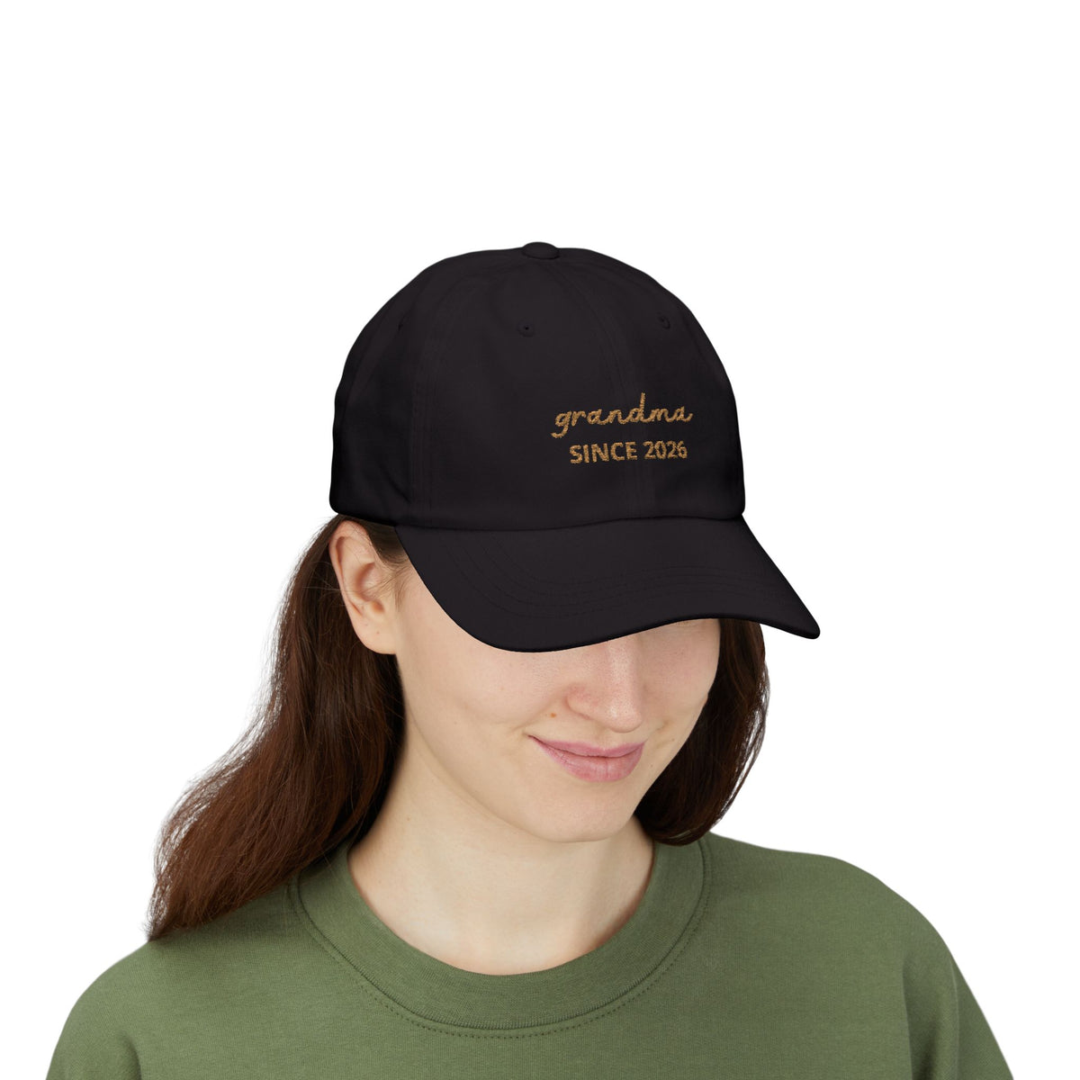 Cap Grandma Since Embroidered Date