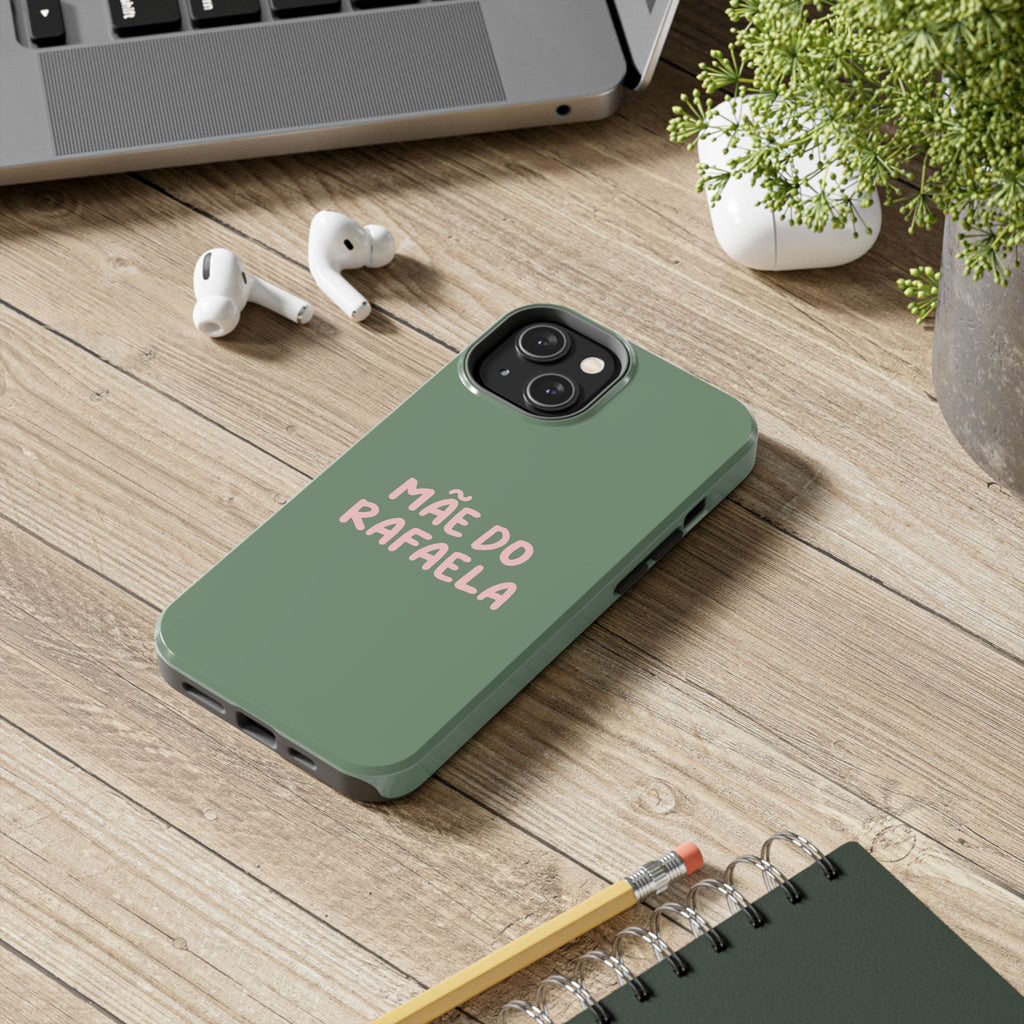 Capinha Verde com Texto Personalizado