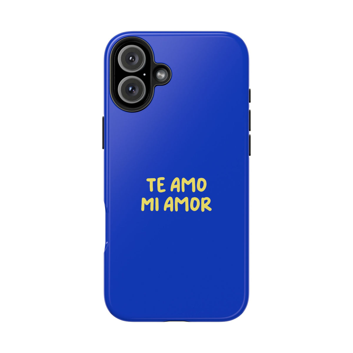 Funda para Teléfono Azul con Texto Personalizado