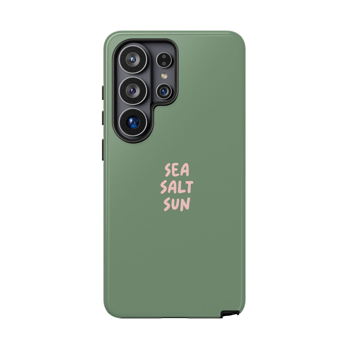 Phone Case Green color with custom text