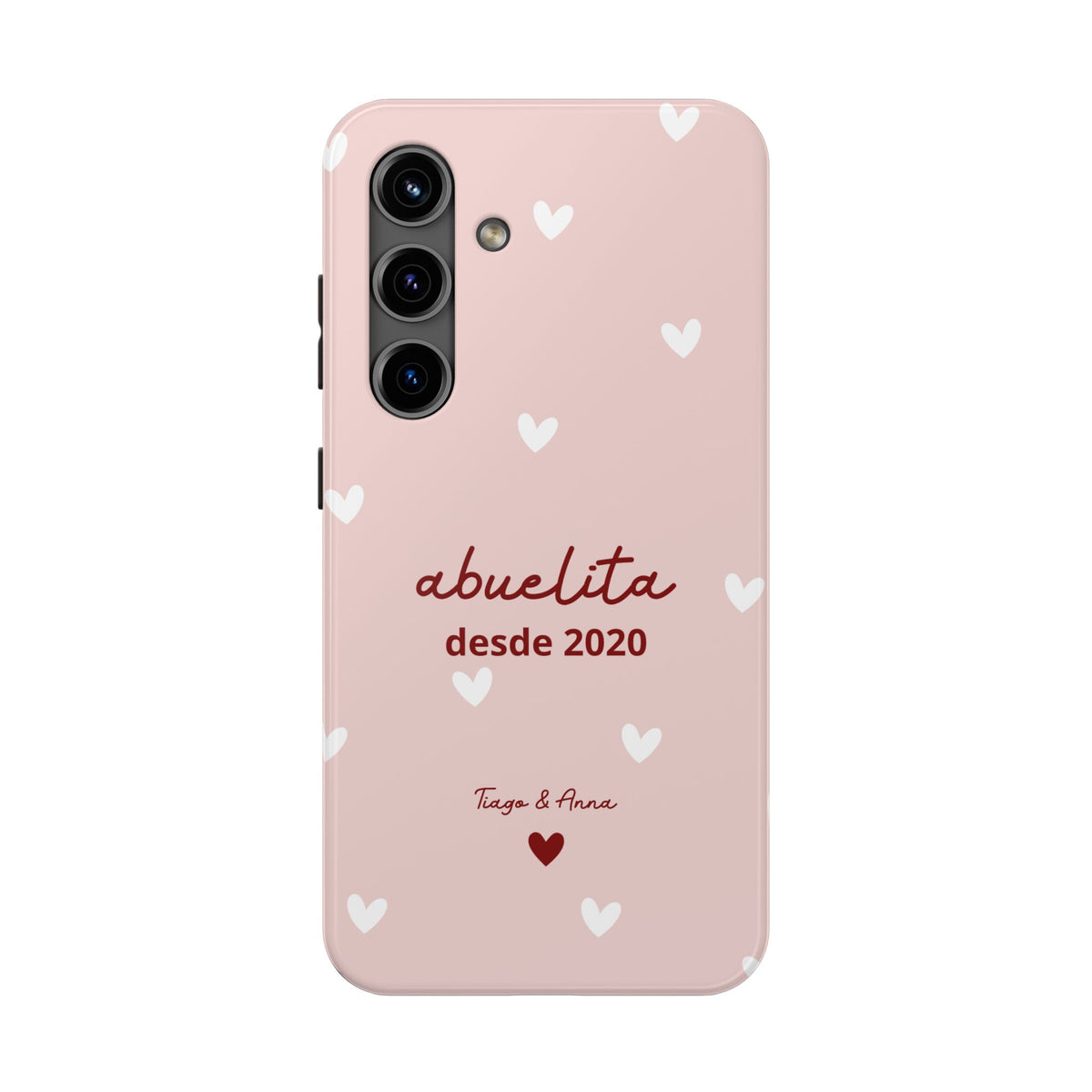 Funda Mamá o Abuelita Personalizada con Fecha y Nombres