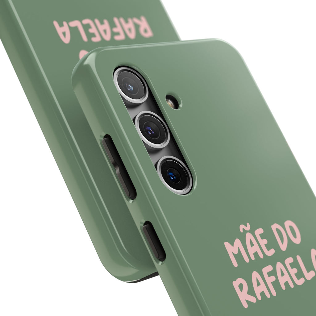Capinha Verde com Texto Personalizado