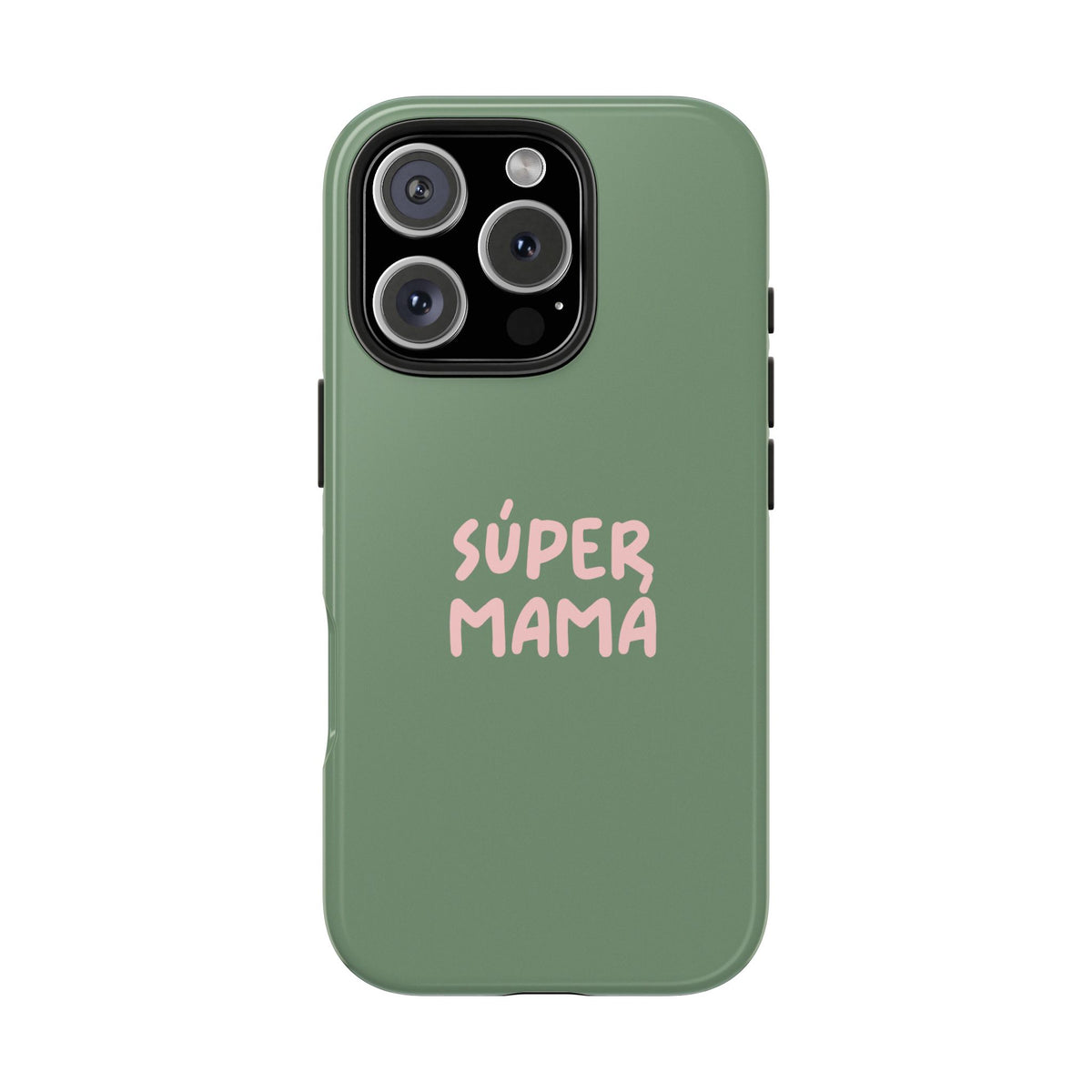 Funda para Teléfono Verde con Texto Personalizado