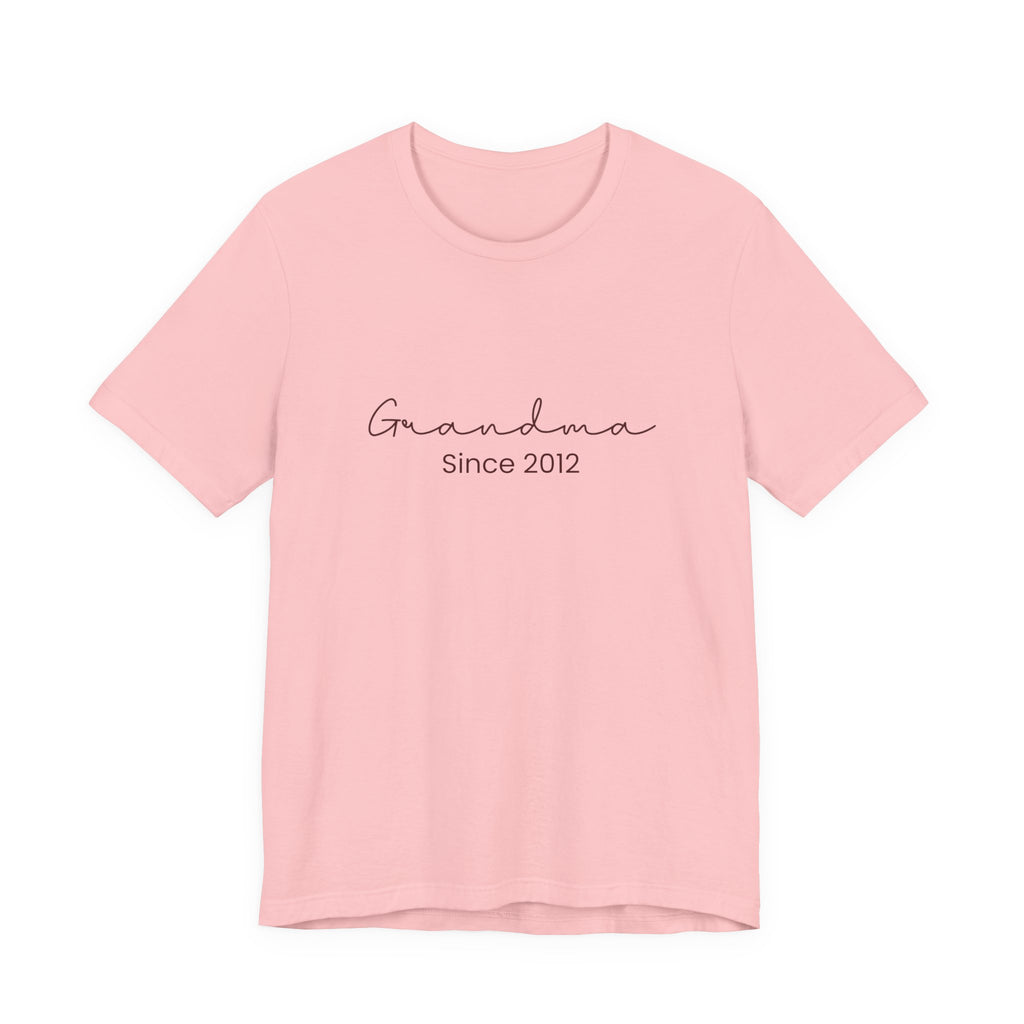 Grandma Since T-Shirt Personalized