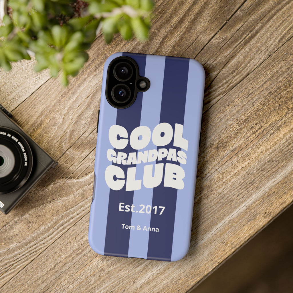 Phone Case Cool Grandpas Club & Names of grandchildren