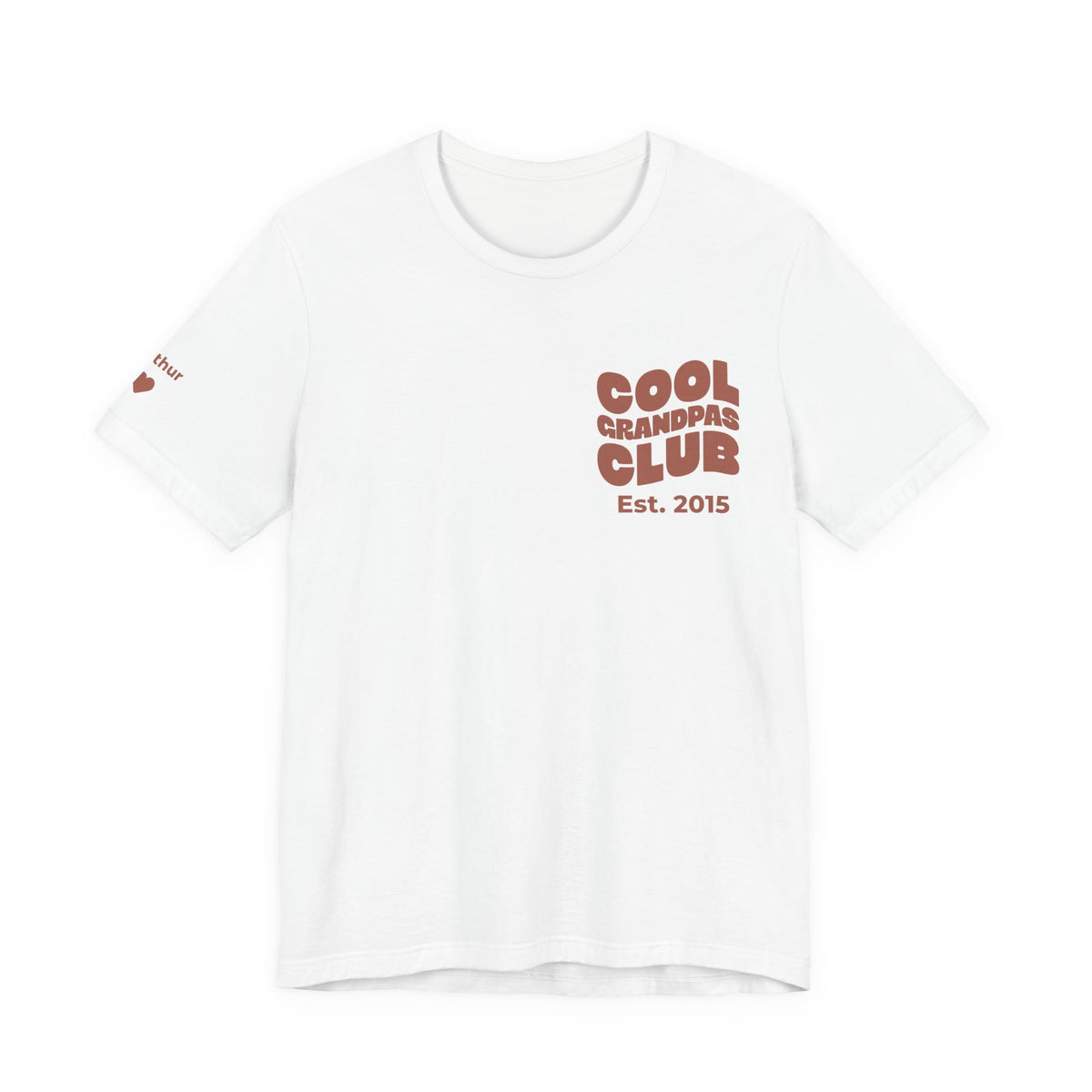 T-Shirt Cool Grandpas Club & Sleeve Names