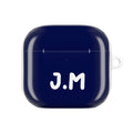 Blue AirPods Case with Personalized Initials