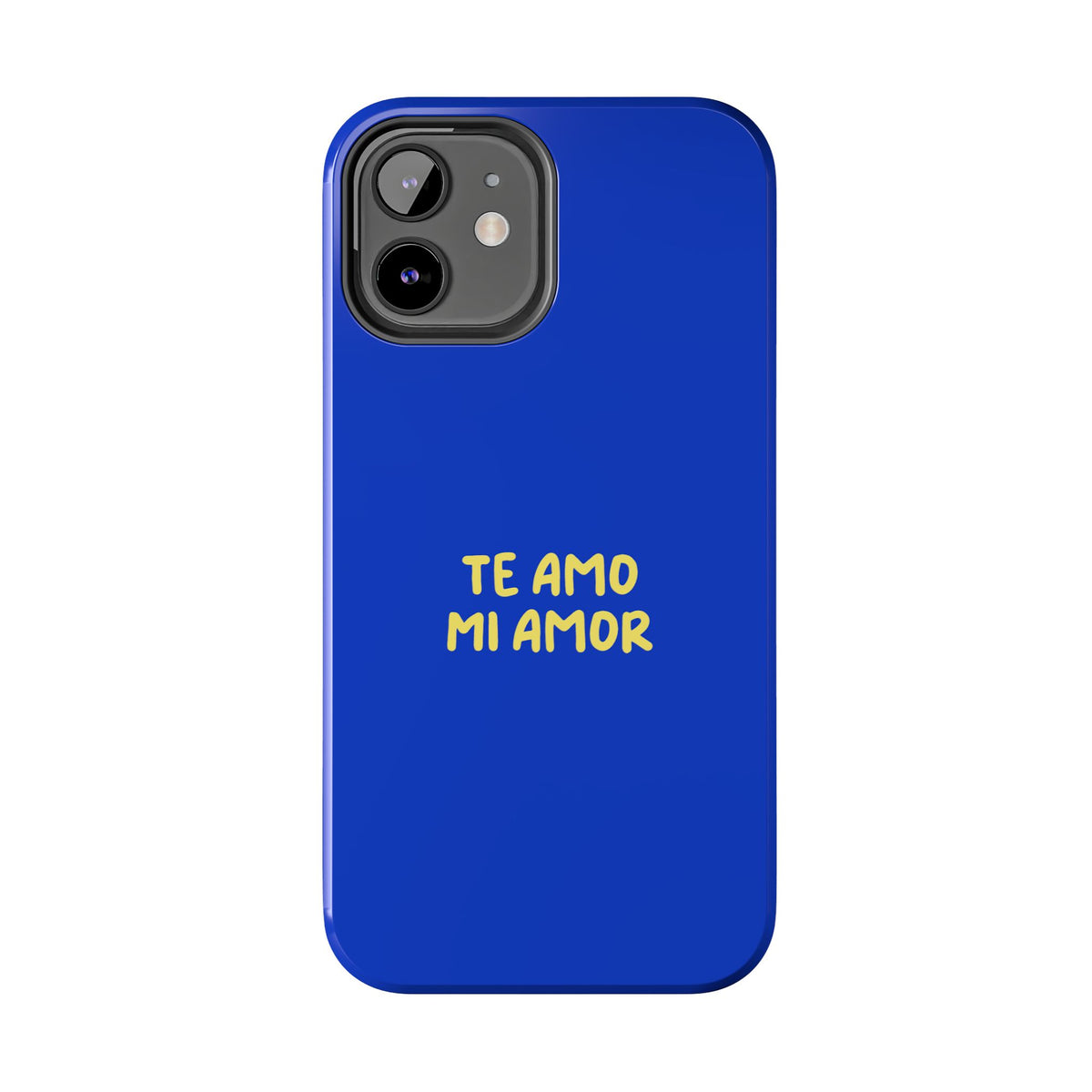 Funda para Teléfono Azul con Texto Personalizado