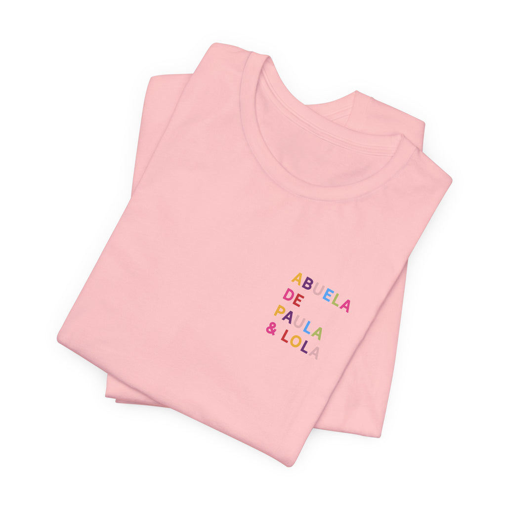 Camiseta Multicolor Abuela Personalizada