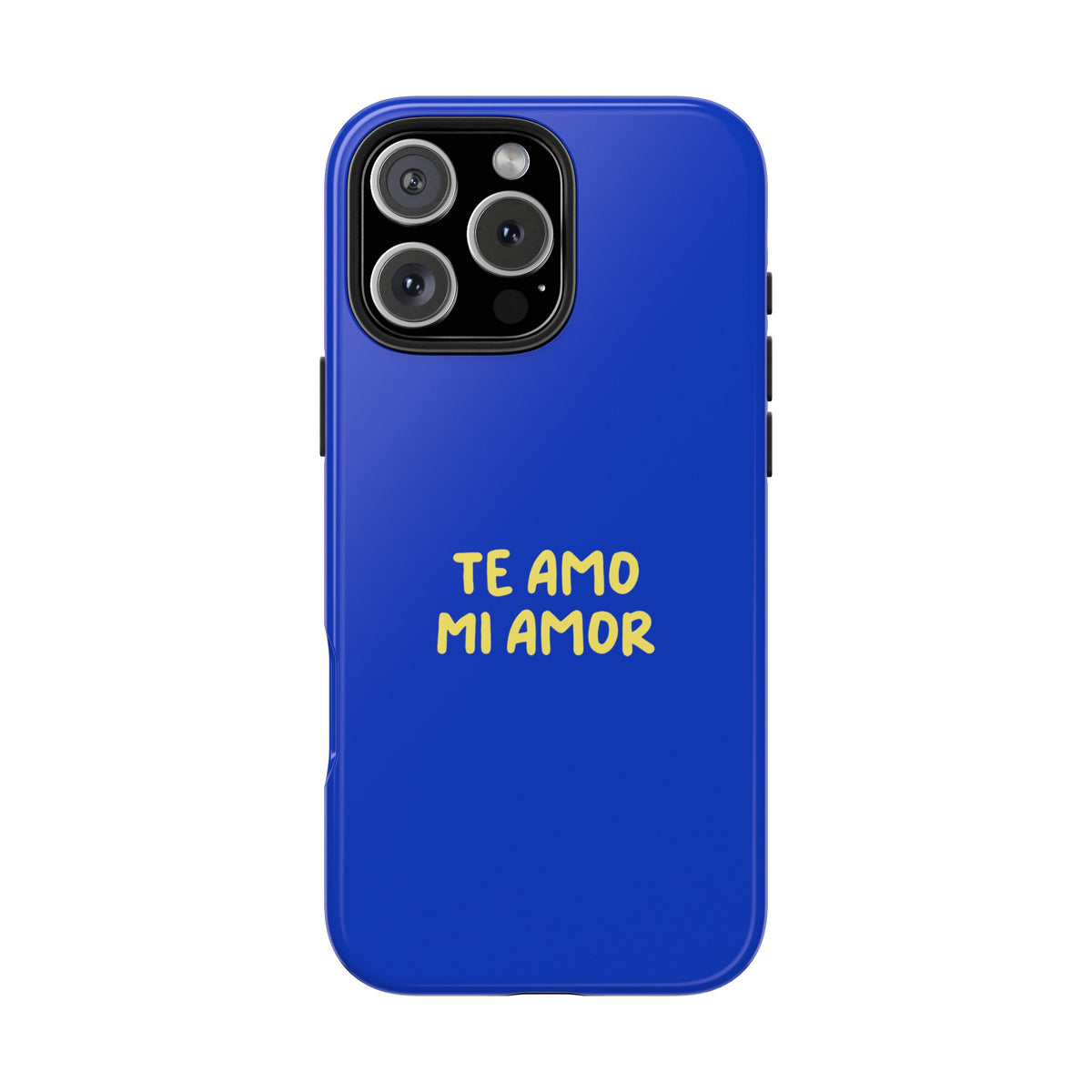 Funda para Teléfono Azul con Texto Personalizado