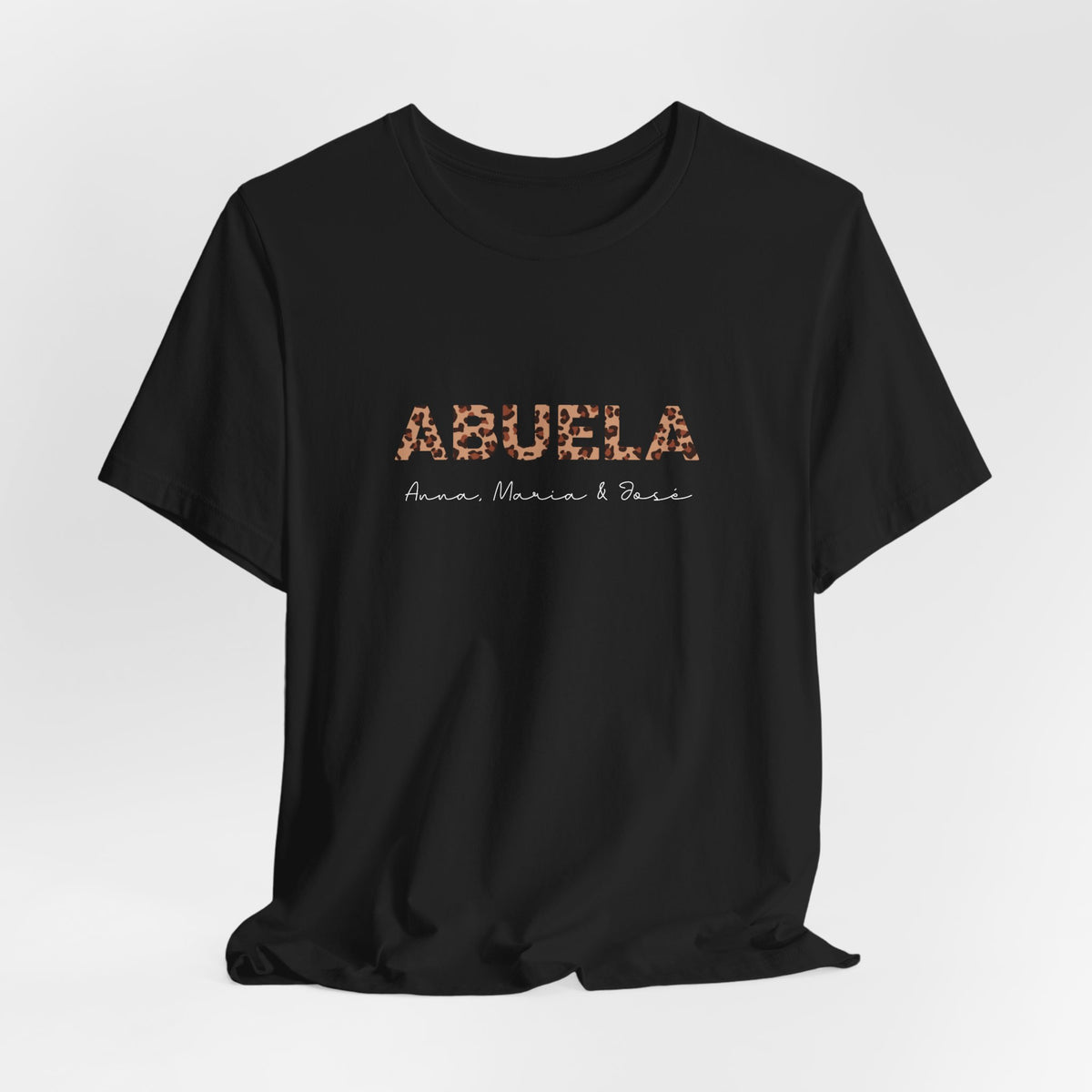 Camiseta Leopard Abuela Personalizada