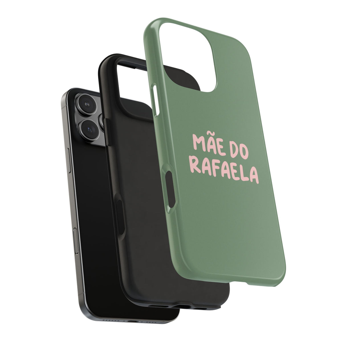 Capinha Verde com Texto Personalizado
