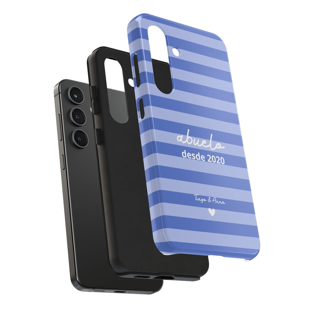 Funda Papá o Abuelo Personalizada con Fecha y Nombres
