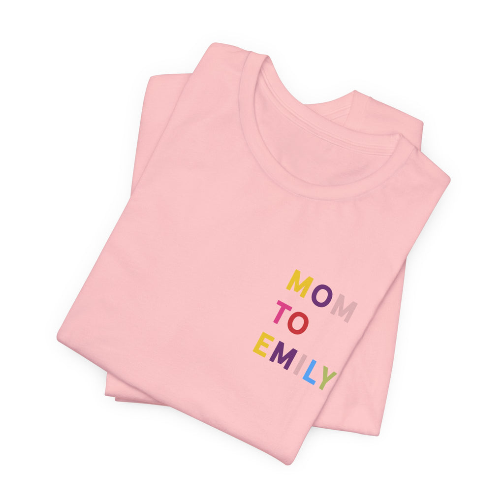 T-Shirt Multicolored name mummy